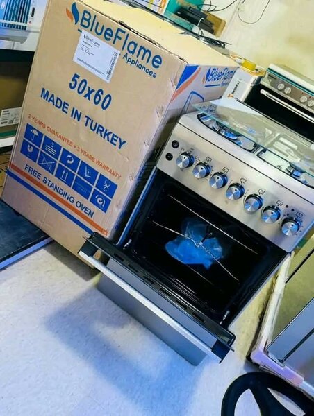 BLUE FLAME GAS BURNER WITH OVEN AND GRILL
