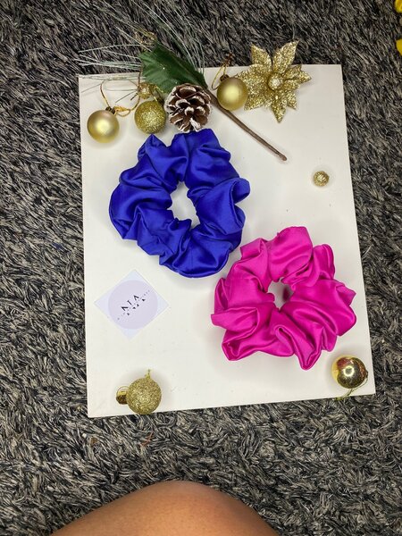 Chouchous Satinés colorés