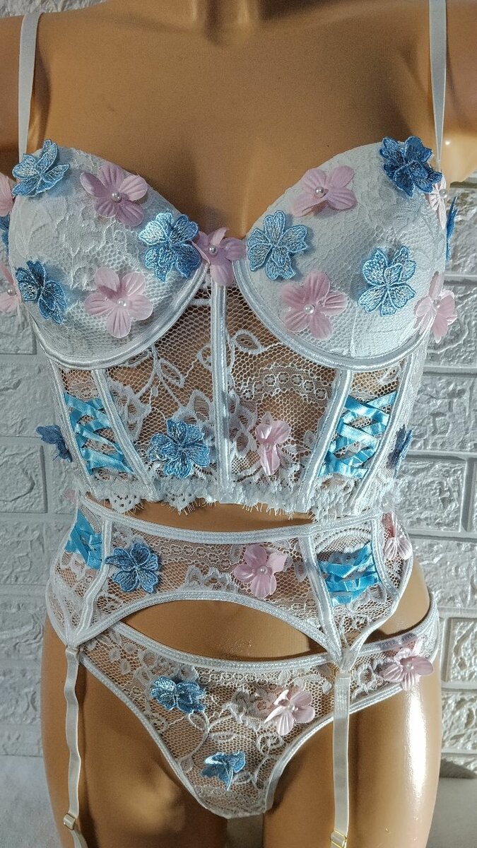 Ensemble Lingerie Dentelle Floral