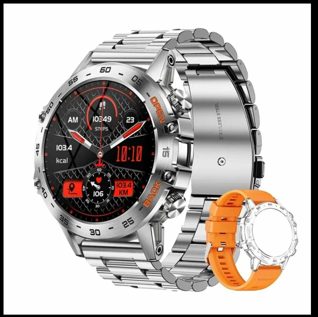 MEVADEN MD52 Stainless Steel Smartwatch