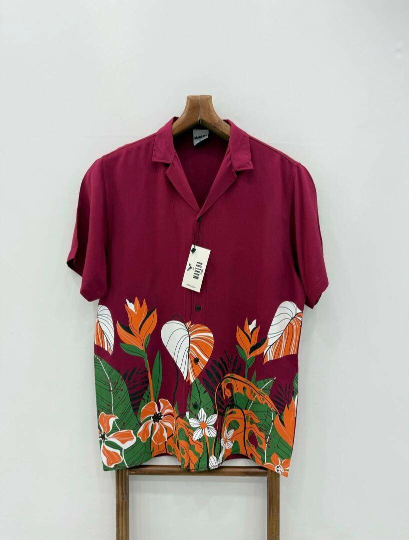 Chemise tropicale homme