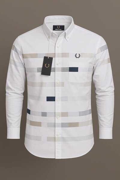 Chemise homme à rayures chic