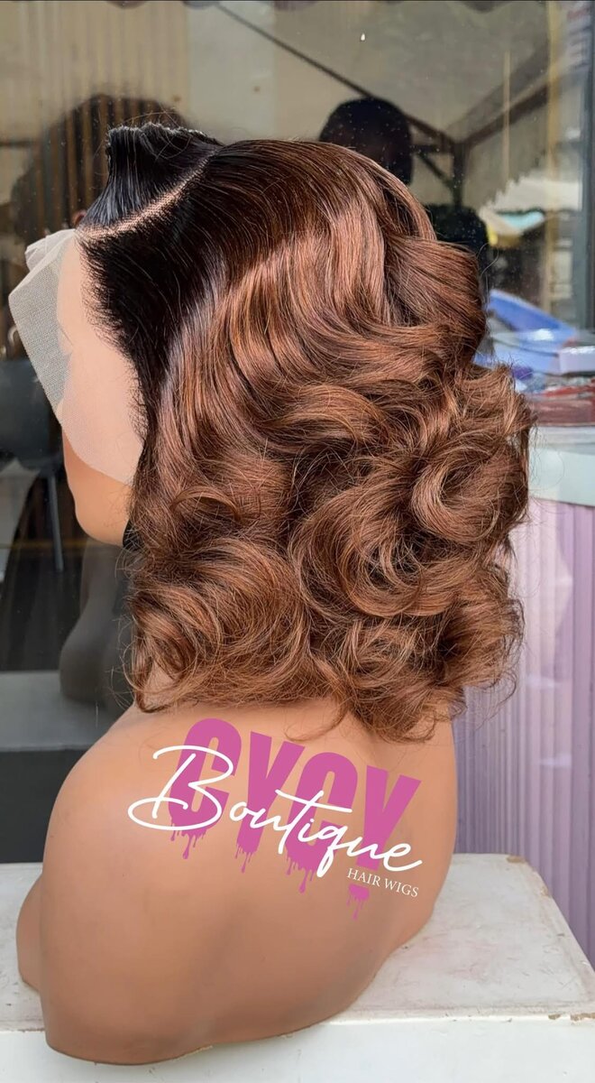 Perruque synthétique BXK marron