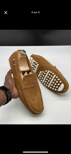 Mocassins en daim élégants