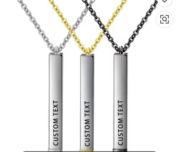 Collier personnalisé avec gravure