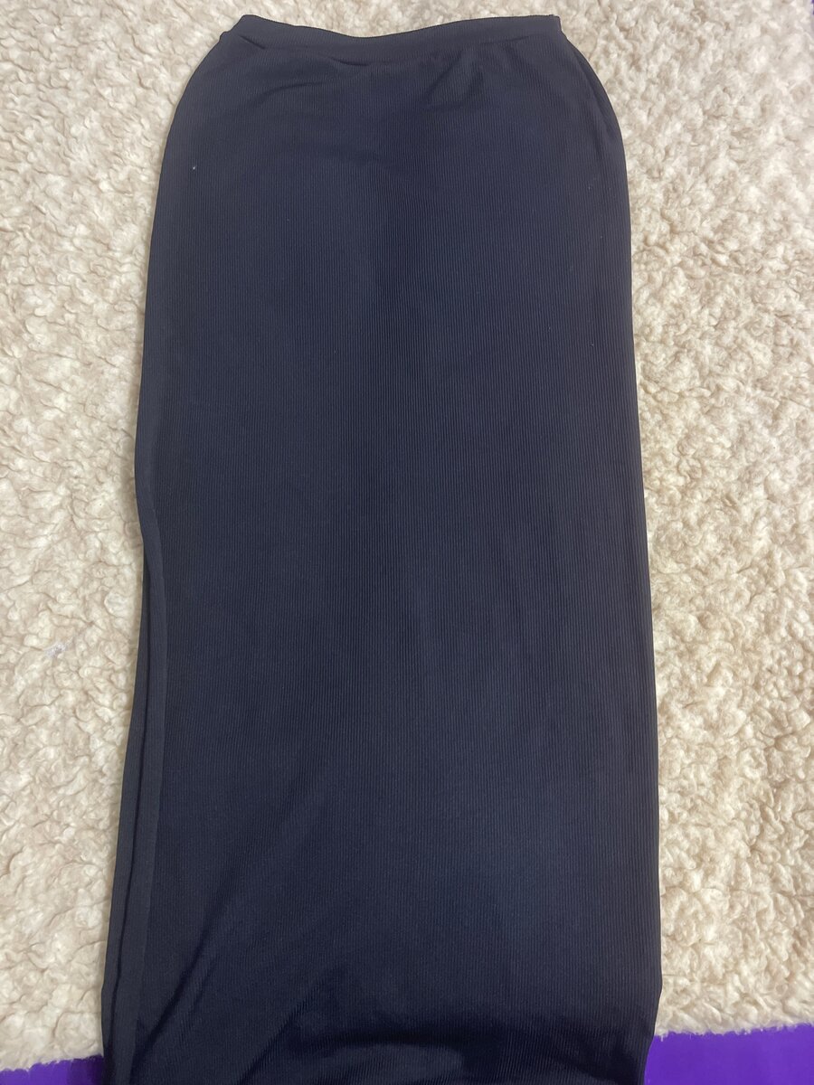 Jupe longue noire élégante