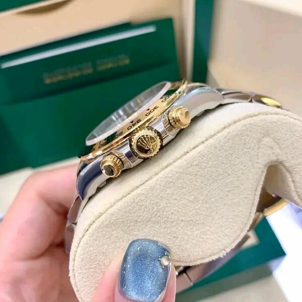 Montre de luxe bicolore homme