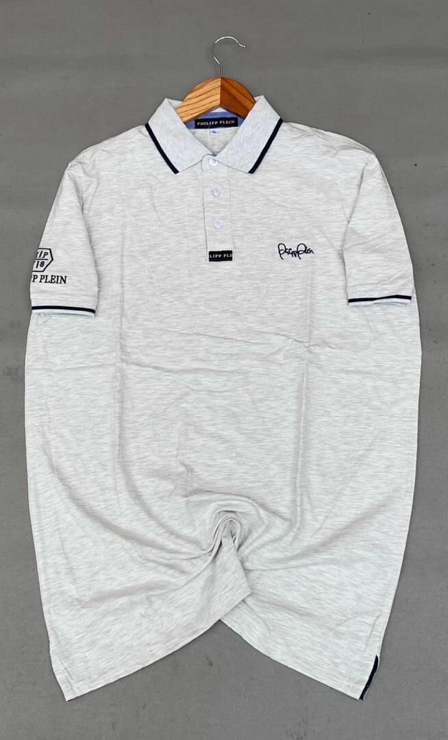 Polo gris homme élégant