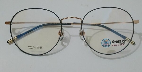 Lunettes rondes anti-lumière bleue