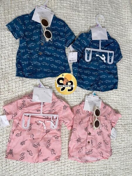 Ensembles chemise bébé été