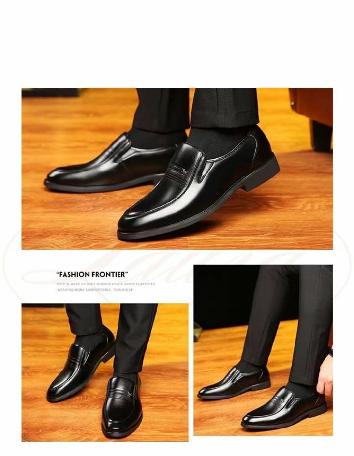 men Glossy Tassel Brogue shoe