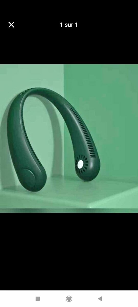 Ventilateurs au cou
