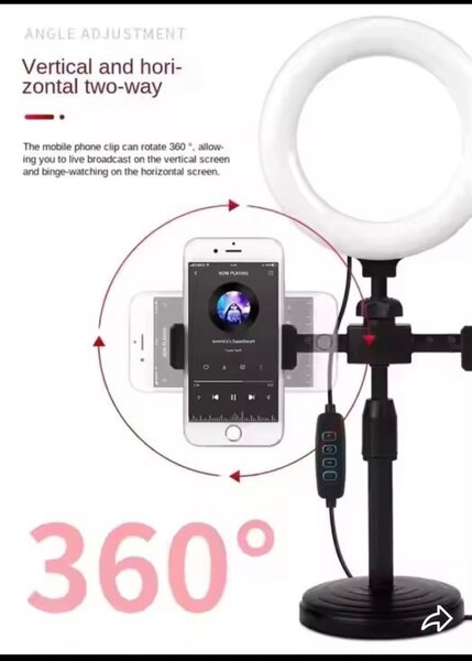 Lampe Anneau LED pour Streaming