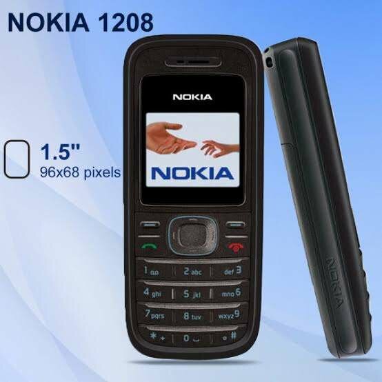 Nokia 1208 Phone Orignal