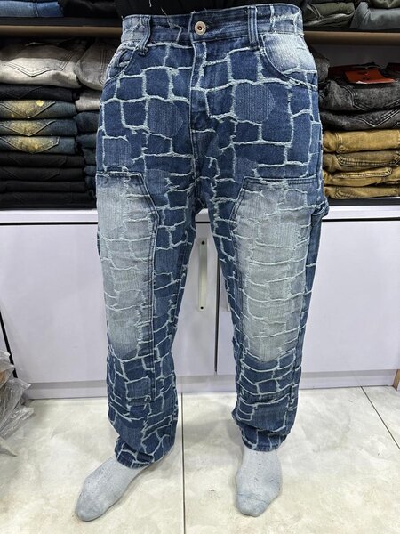 Jeans cargo homme