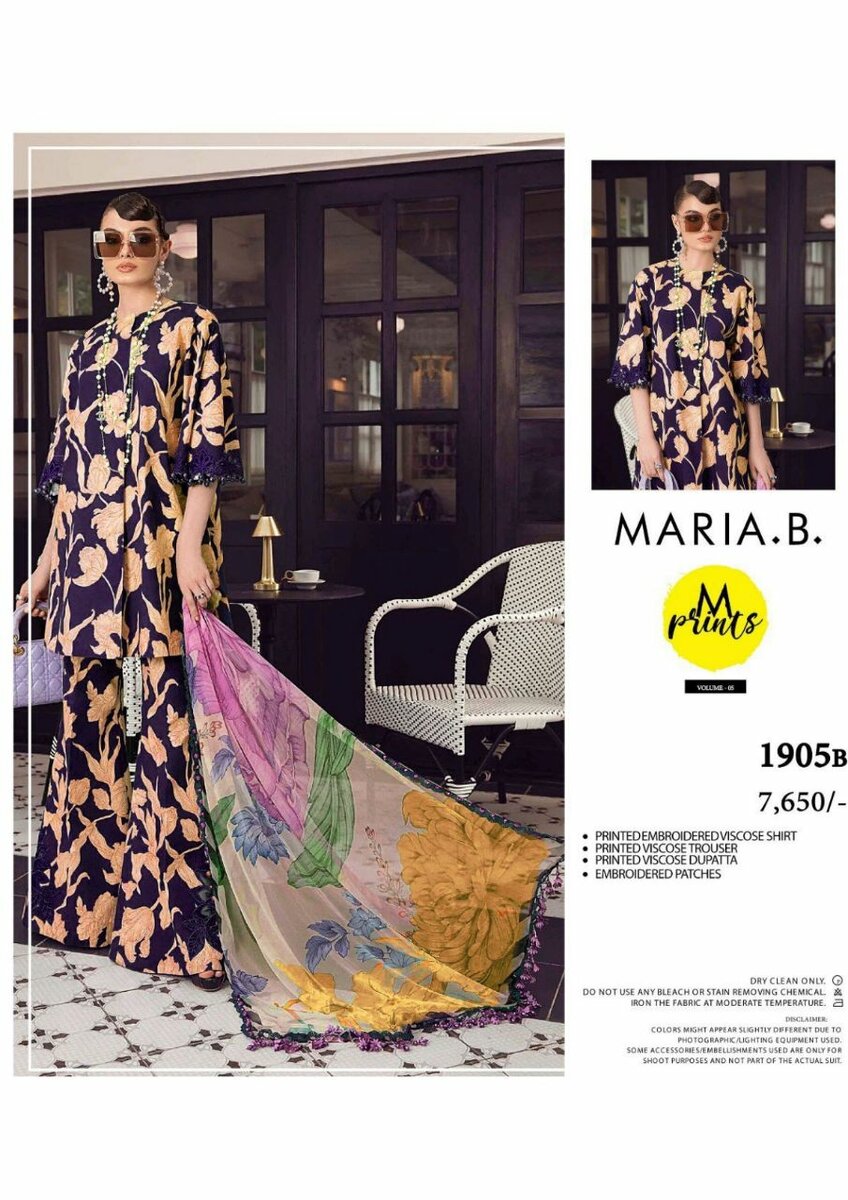 Maria b viscose suit