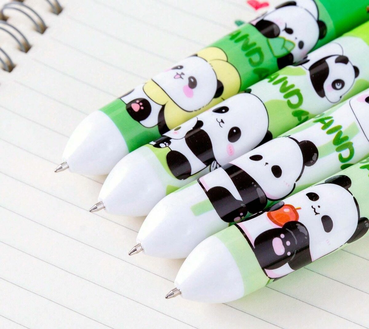 Lot de 2 Stylos 10 en 1  panda