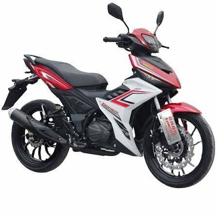 Moto sportive élégante