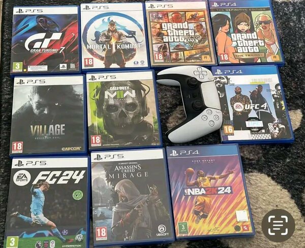 Console PS5 Pro avec jeux