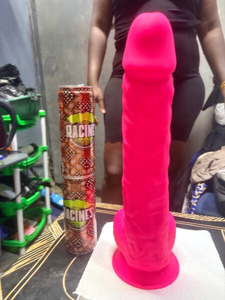 Gode réaliste géant rose XXXL