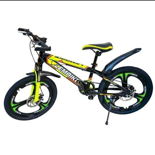 Vélo enfant Lemaiiku vert et noir