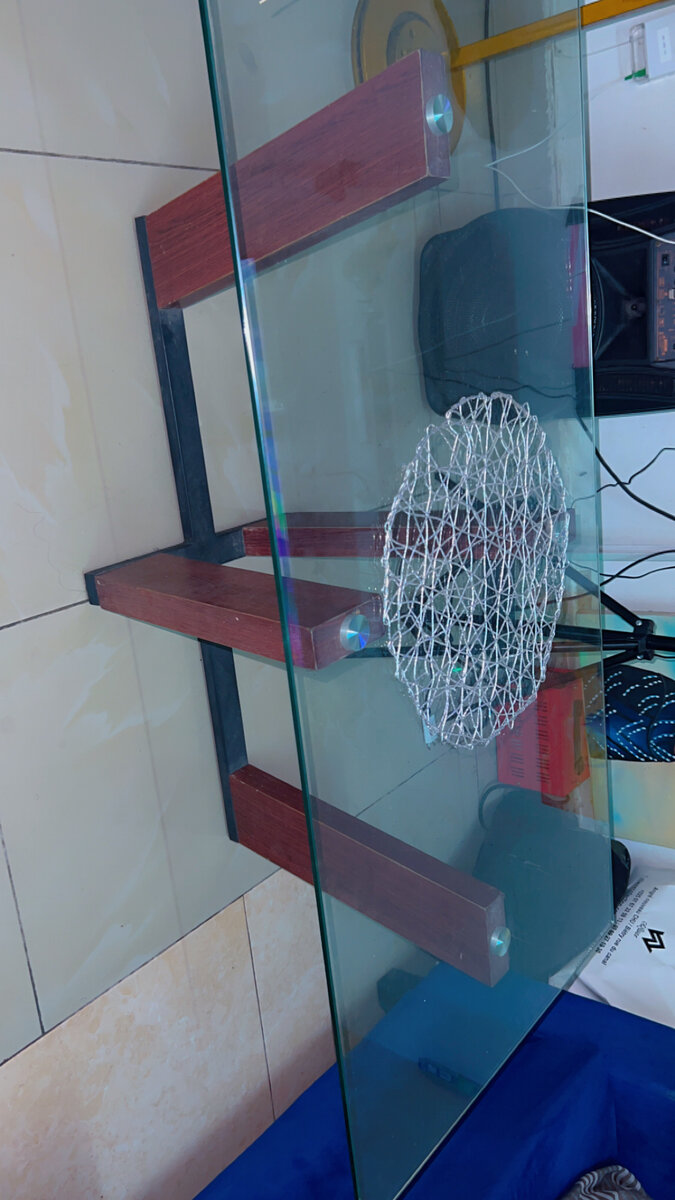 Table basse en verre moderne