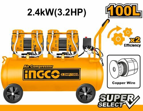 Compresseur INGCO 100L