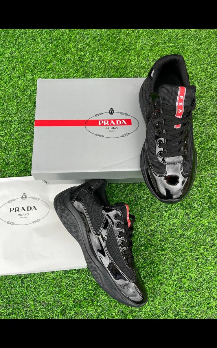 Sneakers en cuir Prada Lux