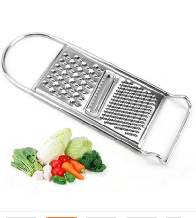 Grater / Stainless Steel Grater / Cheese Garlic Grater Multipurpose use 3 In 1 Cucumber Carrot Potato Slicer Peeler Grater Fruit Vegetable Speed Cutter