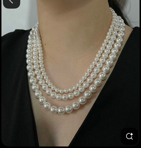 Collier Perles Élégant