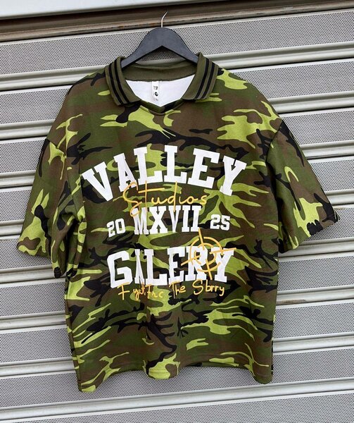 T-shirt camouflage style col