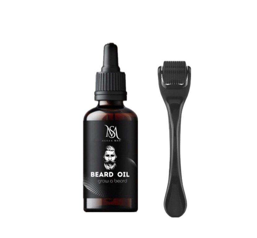 Beard oil - vitamin E  50ml & 1.5mm Derma roller