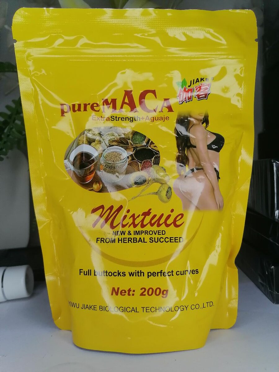 Pure Maca Powder Mixture For Butts and Hips