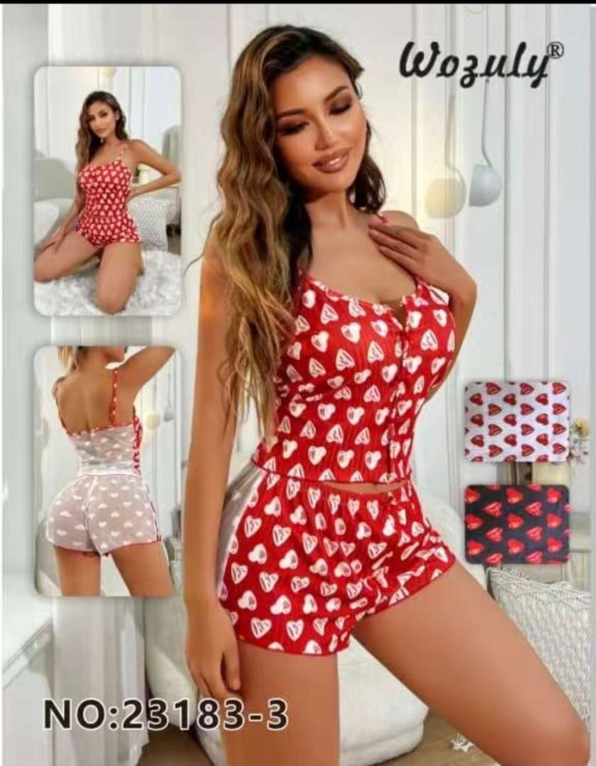Pyjama Femme Imprimé Cœur