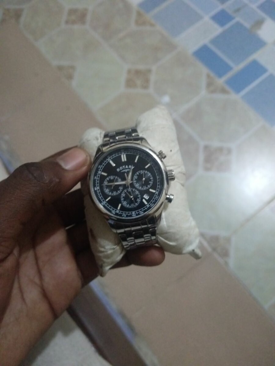 Montre Chronographe en Acier