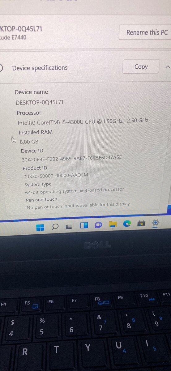 Dell Latitude e7450