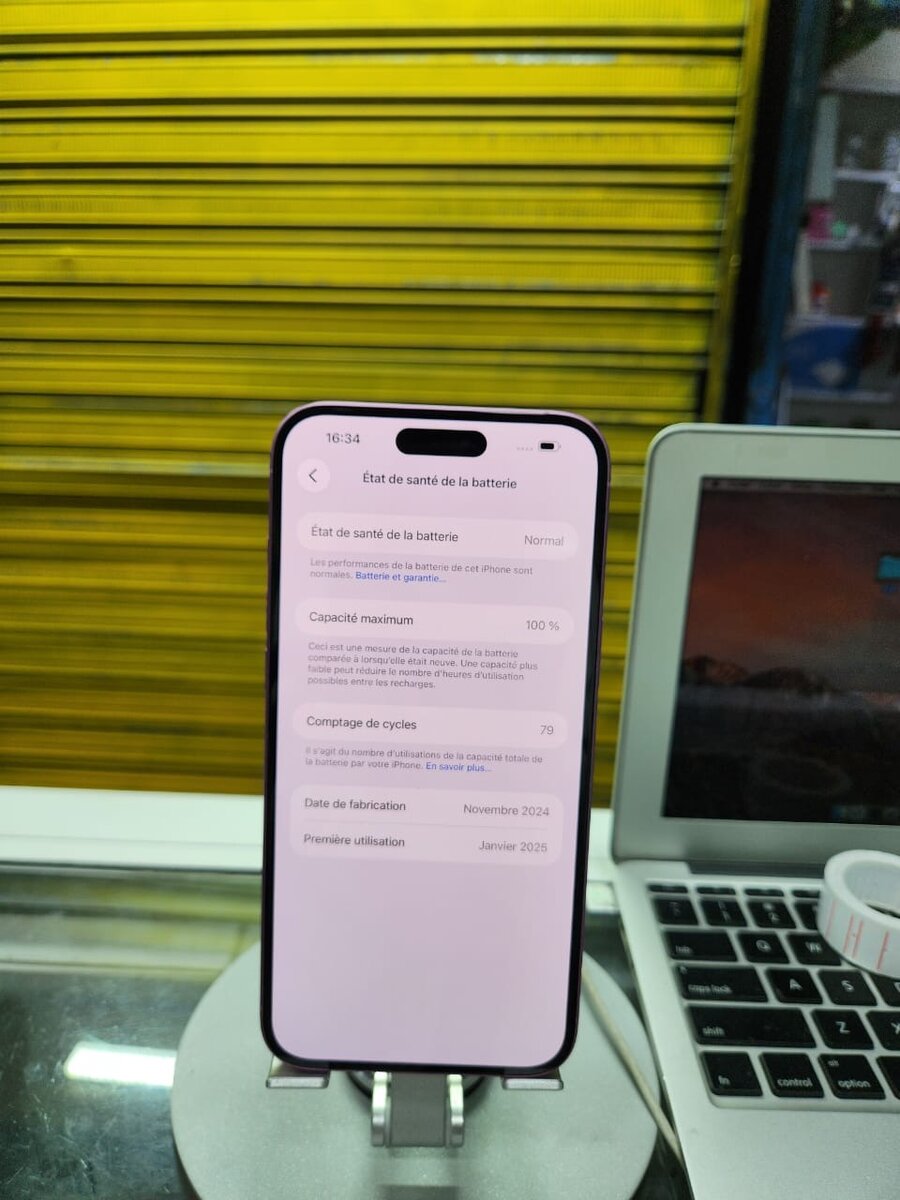 iPhone 16 plus 256go rose