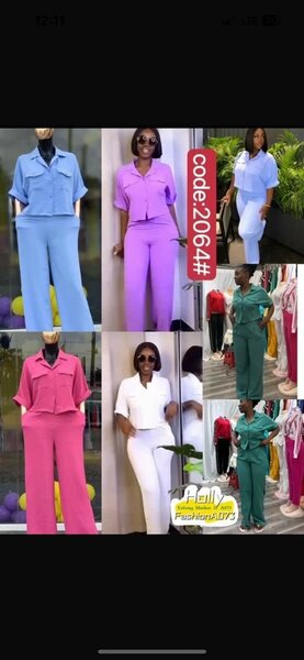 Two piece,jumpsuit and a dress