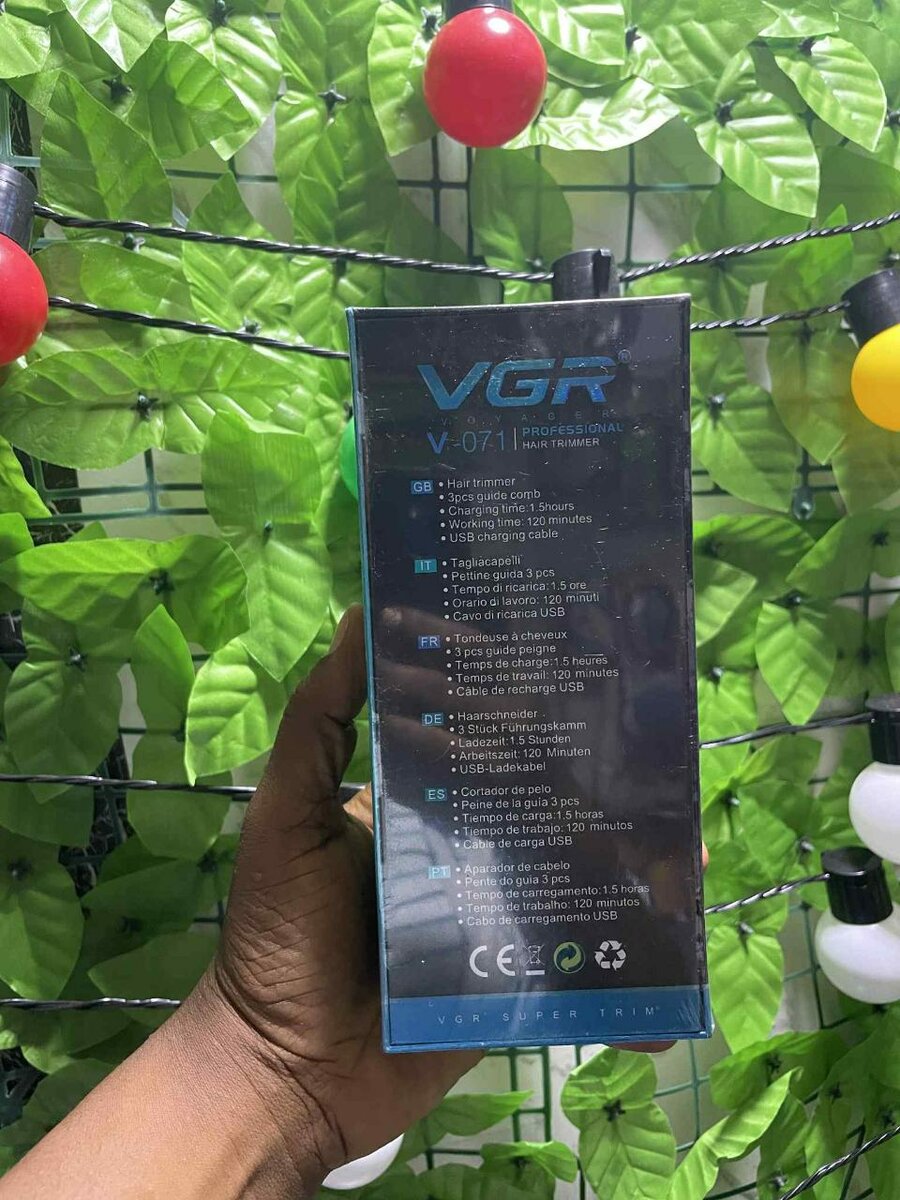 VGR Rasoir Électrique Rechargeable