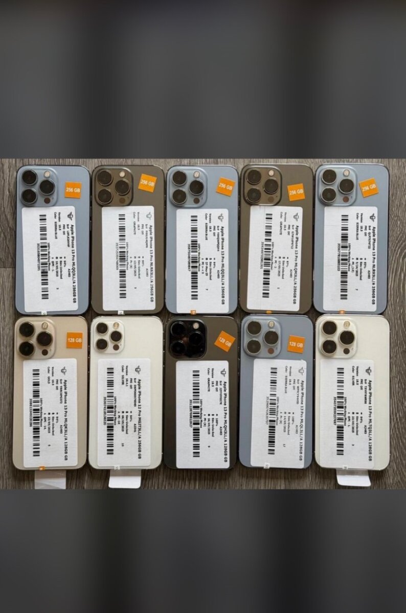 Smartphones de qualité 128 Go