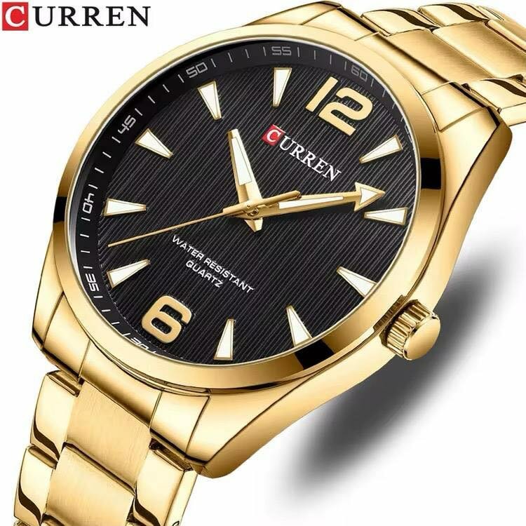 Montre Homme Dorée Quartz