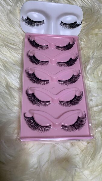 Cils postiches faux 5 paires