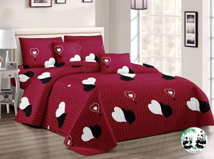 BEDSPREADS   QUEEN      SIZE   5    PCS  , 2 STANDARD PILL