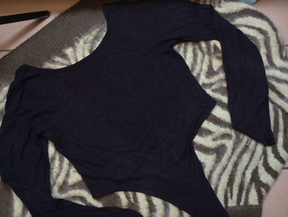 Bodysuit  noir élégant femme