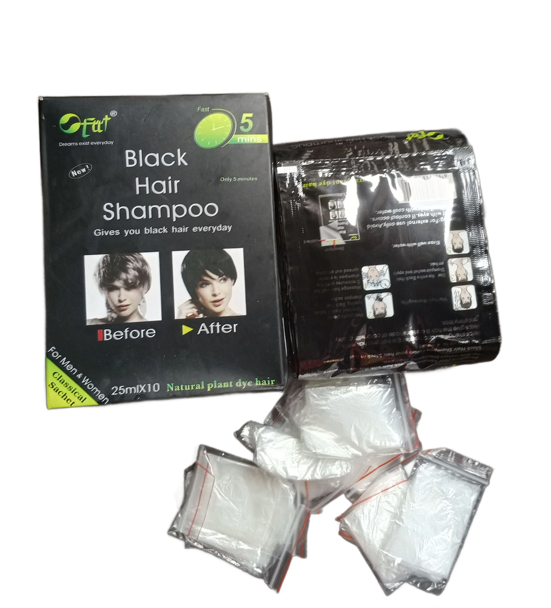 Champoing colorant noir