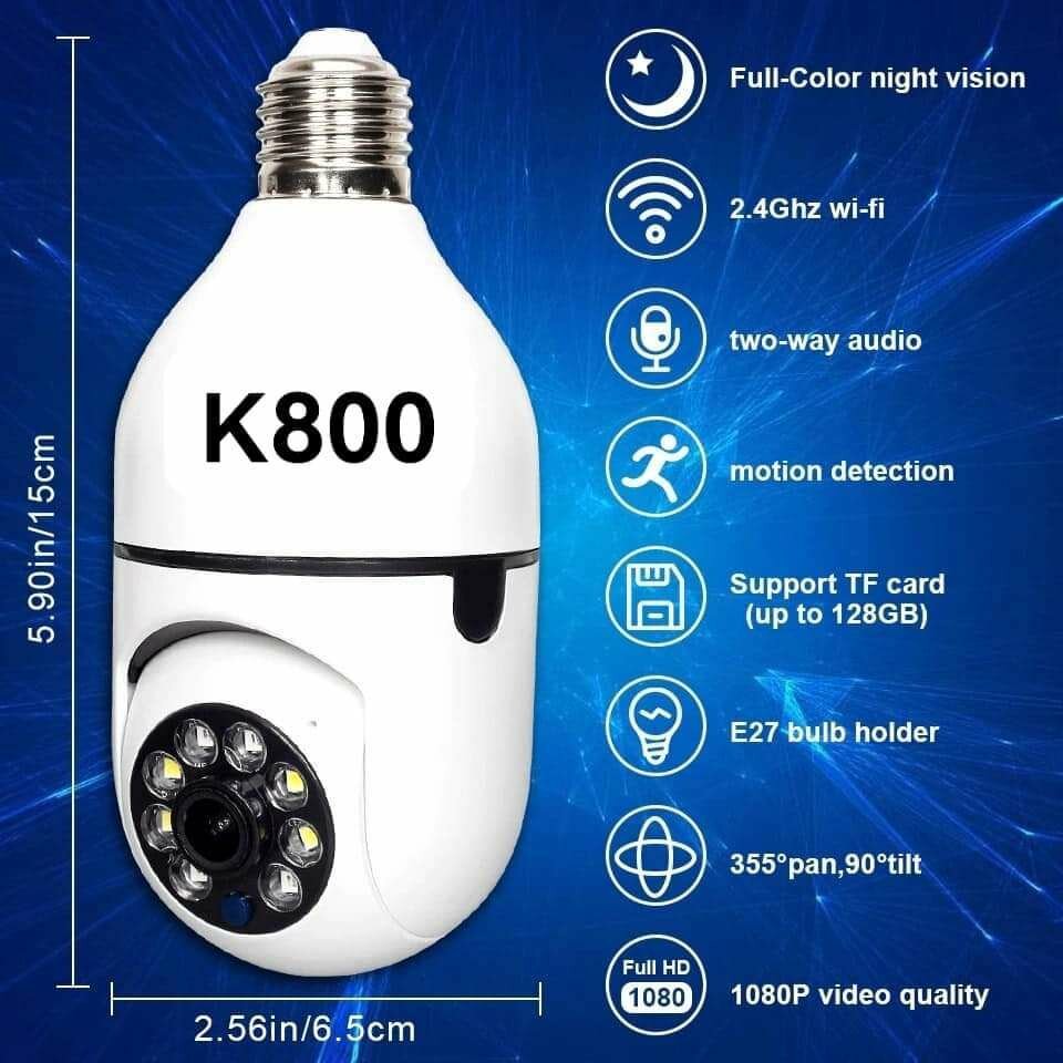 Wifi bulb cameras