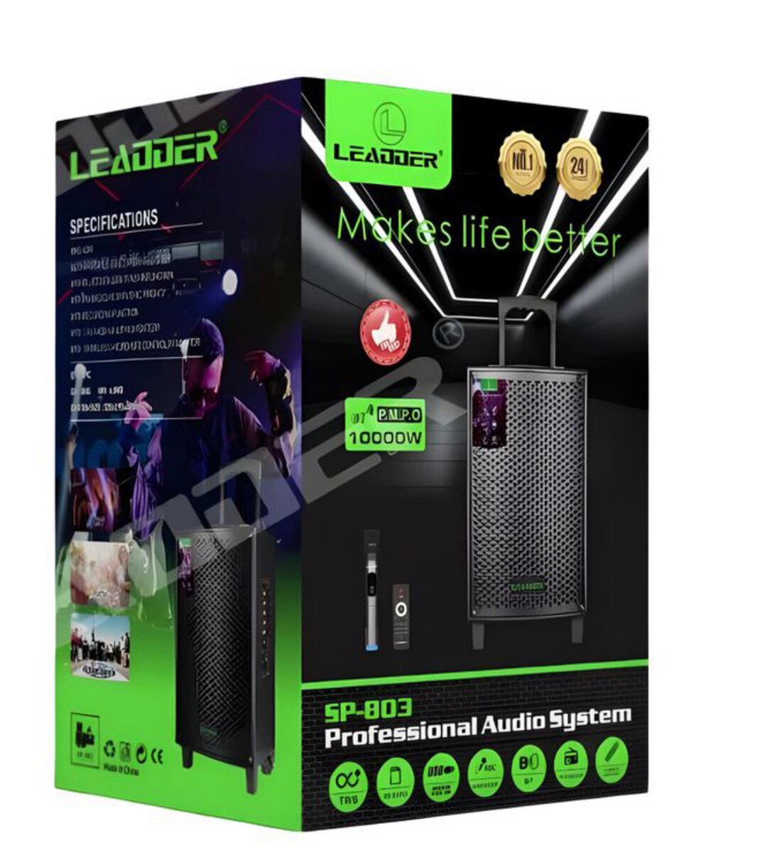 Enceinte Portable Leader 1000W