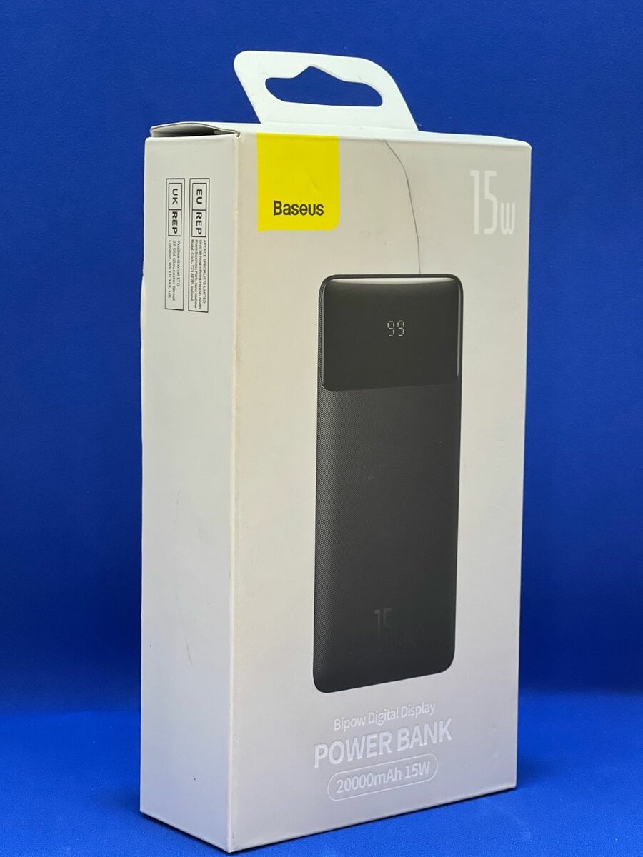 Baseus Bipow Digital Display Power Bank 20000mAh 15W