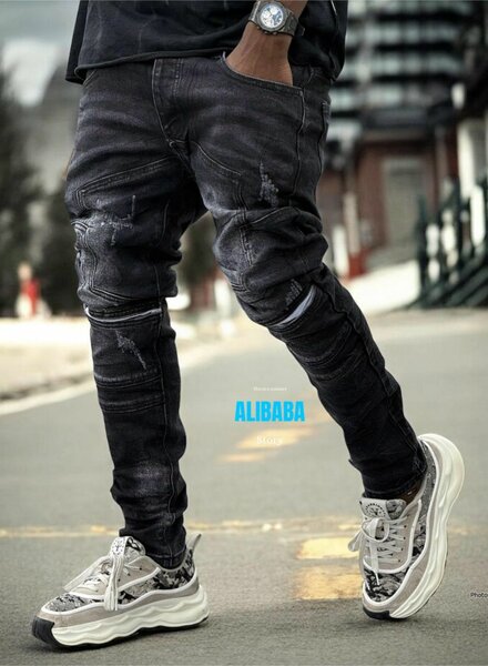 Jean cargo tendance décontracté