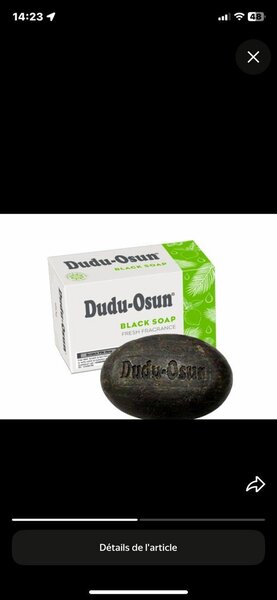 Savon Noir Dudu Osun